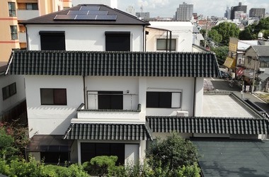 堺市Ｉ様　外壁塗装、屋根塗装、ソーラーパネル設置