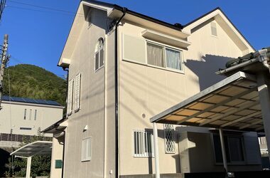 【外壁塗装：兵庫県姫路市】外壁・屋根・軒天の塗装