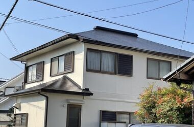 【屋根塗装：兵庫県加西市】屋根・破風板・雨樋の塗装