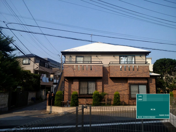松戸市Ｋ様　屋根塗装の事例紹介のサムネイル