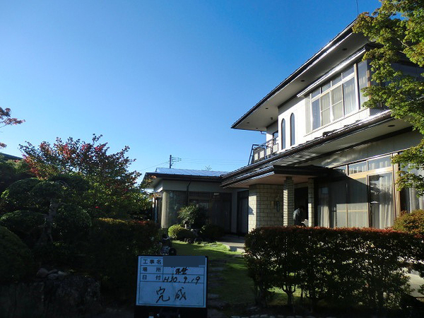 北上市Ｔ様　外壁塗装、屋根塗装の事例紹介のサムネイル