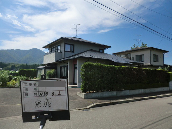 紫波郡矢巾町Ｏ様　外壁塗装、屋根塗装の事例紹介のサムネイル