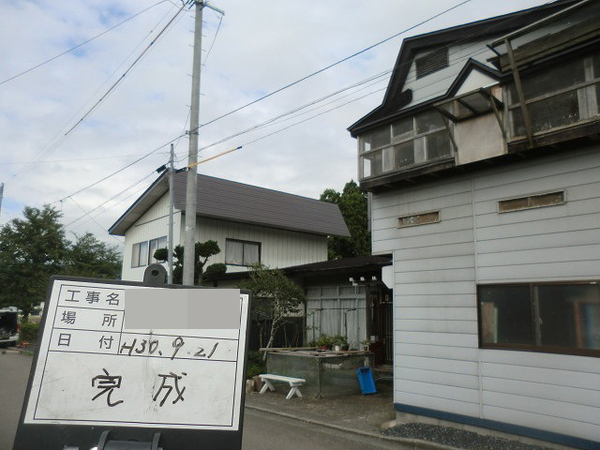 北上市Ｔ様　屋根塗装の事例紹介のサムネイル