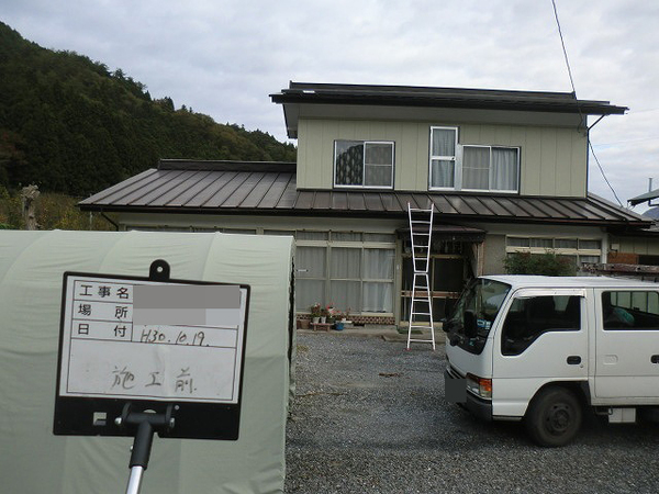 気仙郡住田町Ｋ様　外壁塗装、屋根塗装のサムネイル