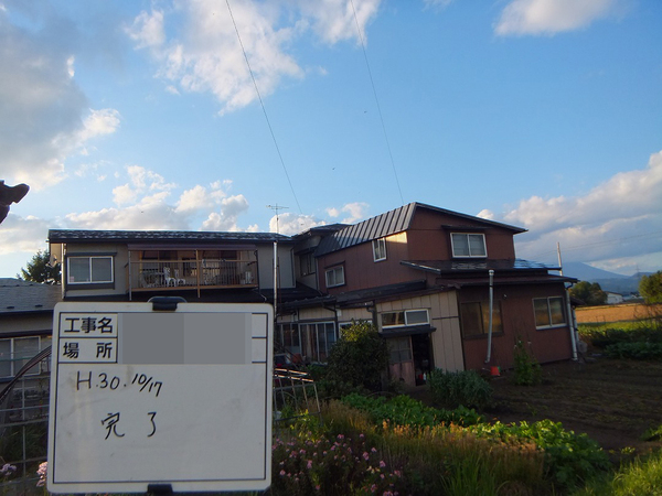 盛岡市Ｈ様　屋根塗装の事例紹介のサムネイル