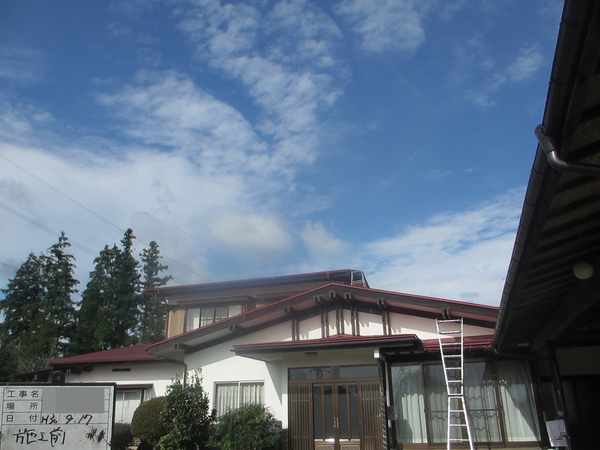 紫波郡紫波町Ｆ様　屋根塗装の事例紹介のサムネイル