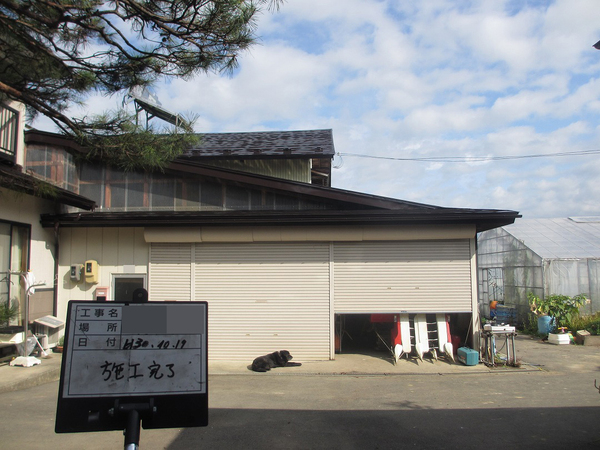 紫波郡紫波町Ｔ様　屋根塗装の事例紹介のサムネイル